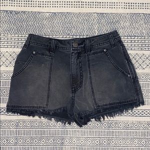 free people denim shorts!!